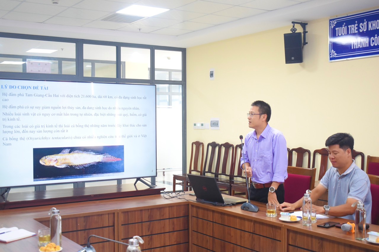 Bảo tồn và phát triển nguồn lợi cá Bống thệ tại đầm phá Tam Giang - Cầu Hai