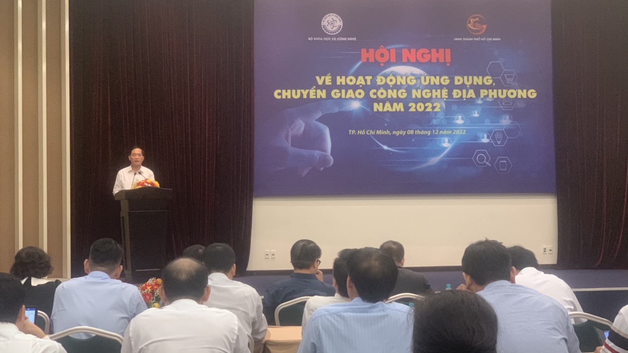 Hội nghị về hoạt động ứng dụng, chuyển giao công nghệ địa phương năm 2022