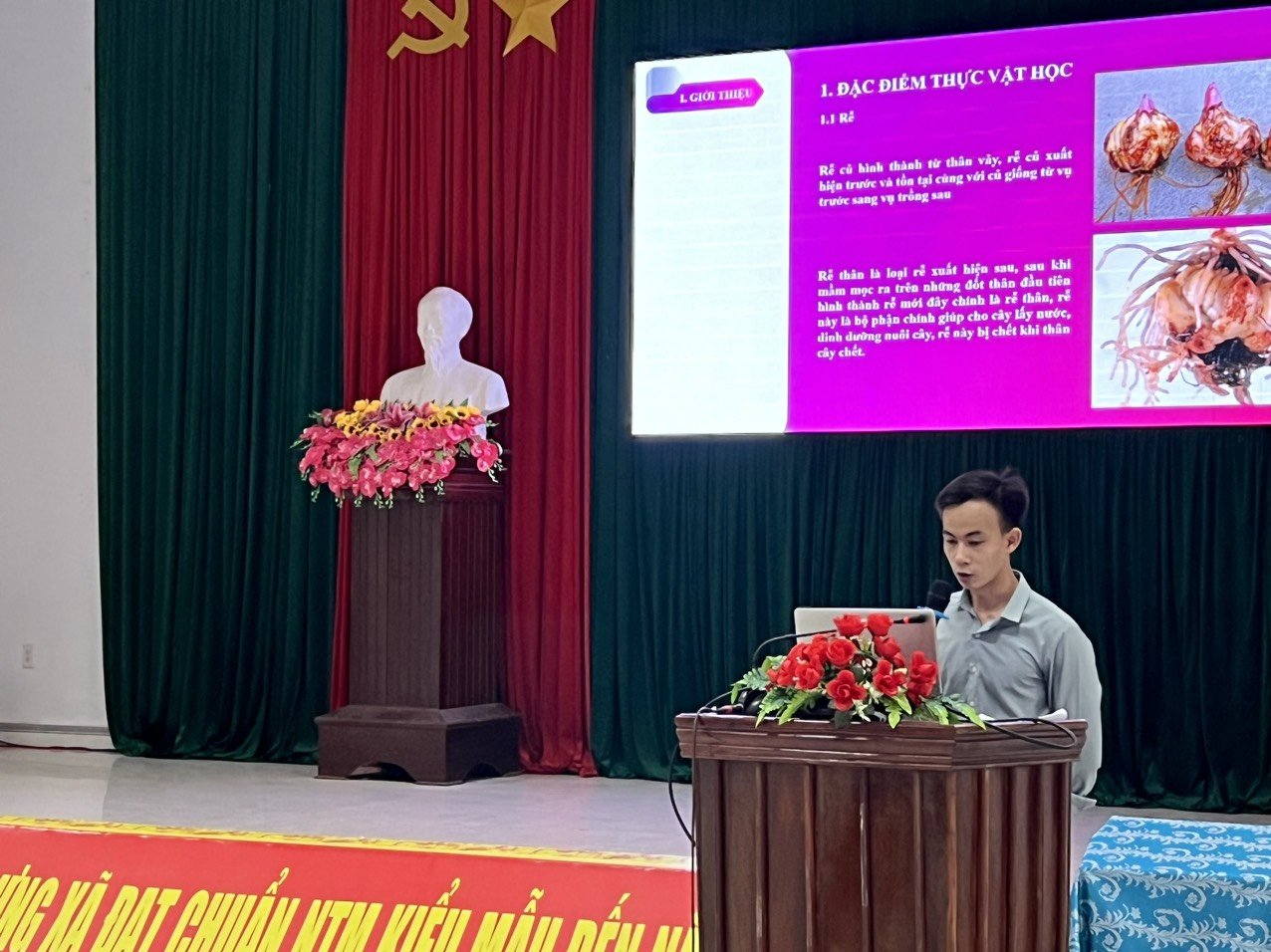 HỘI NGHỊ TẬP HUẤN ỨNG DỤNG TIẾN BỘ KỸ THUẬT TRONG XÂY DỰNG MÔ HÌNH TRỒNG HOA LILY, HOA CÚC VÀ HOA ĐỒNG TIỀN 